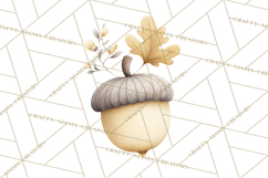 Botanical Clipart Leaves Flowers Succulents Branches PNG Product Image 3