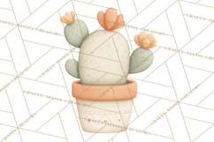 Botanical Clipart Leaves Flowers Succulents Branches PNG Product Image 3