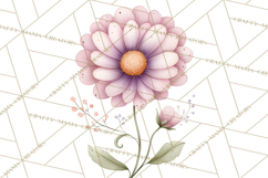 Botanical Clipart Leaves Flowers Succulents Branches PNG Product Image 2