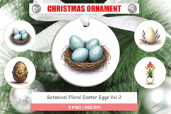 Floral Easter Eggs Ornament Product Image 1