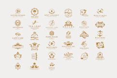 Elegant Feminine Botanical Branding Logo Kit Product Image 11