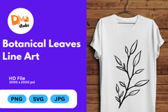 Botanical Leaves Line Art Product Image 1