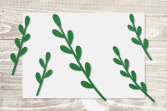 Botanical leaves svg bundle Green foliage Greenery svg Product Image 5