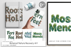 Botanical Nature Recovery Digital Paper Product Image 1