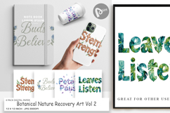 Botanical Nature Recovery Digital Paper Product Image 1