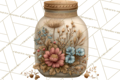 Botanical Cottage Pantry Clipart with Rustic Kitchen Herbs Product Image 5