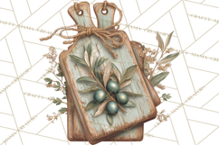 Botanical Cottage Pantry Clipart with Rustic Kitchen Herbs Product Image 5