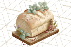 Botanical Cottage Pantry Clipart with Rustic Kitchen Herbs Product Image 5