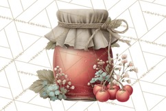 Botanical Cottage Pantry Clipart with Rustic Kitchen Herbs Product Image 4