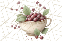 Botanical Cottage Pantry Clipart with Rustic Kitchen Herbs Product Image 5