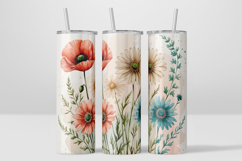 Tumbler Wrap PNG tumbler wrap bundle 6 floral designs 20oz Product Image 4