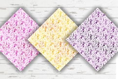Floral Digital Paper, Botanical Watercolor Seamless Patterns Product Image 2