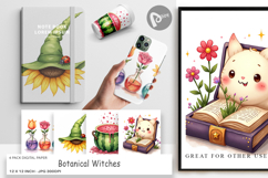 Botanical Witches Digital Paper Product Image 1