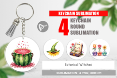 Botanical Witches Keychain Product Image 1