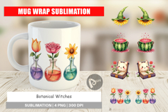 Botanical Witches Mug Wrap Product Image 1