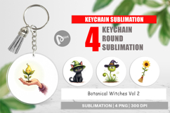 Botanical Witches Keychain Product Image 1