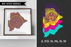 Map, Mandala SVG, layered, cut file, bundle, patriotic, clip art, banners, scrapbook, party invitations, covers, accessories, birthdays, t-shirts, mugs, stencils, pillow- design, wall art, greeting cards, cricut svg, map, mandala, silhouette, cut file, pa