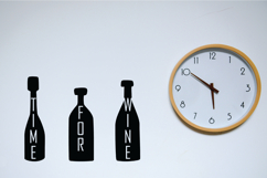 Bottles Black &amp; White | Hand Drawn Potion vials, Wine Product Image 7