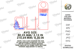 Bottle neck pendant with gift card holder. Gift idea SVG Product Image 2