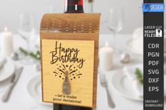 Wine Bottle Tag Laser Cut | Wine Accessory | Drinkware Décor Product Image 1