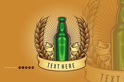 Bottle vintage Badge Illustrations Product Image 1