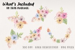 Petals Floral Bouquets Watercolor Pretty Wedding Flowers Product Image 3