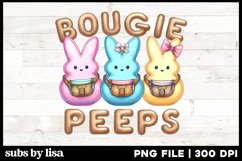 Easter Bougie Peeps Sublimation Design Product Image 1