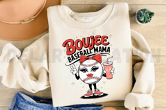 Boujee Baseball mama Sublimation PNG Product Image 2