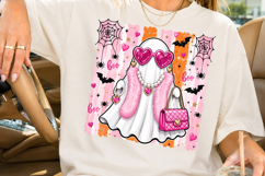 Boujee Ghost PNG, Glam Halloween Sublimation Design Product Image 2