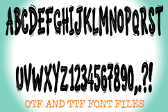 Bouncy Cartoon Crazy Alphabet Lettering ABC Text Font OTF Product Image 2