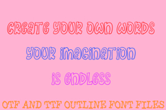 Bouncy Doodle Font Hand Drawn Cartoon Comic Lettering ABC Product Image 3