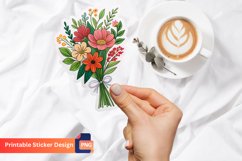 Bouquet of flowers Sticker, Floral Bouquet Sticker Product Image 1