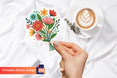 Bouquet of flowers Sticker, Floral Bouquet Sticker Product Image 1