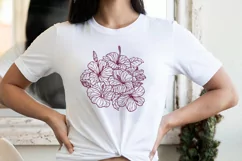 Bouquet of Hibiscus flowers. SVG Product Image 2