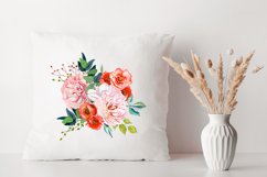 Watercolor roses flowers clipart, flowers Sublimation Product Image 3