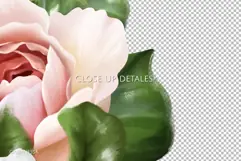 Bouquet with rose PNG | Floral Sublimation design Product Image 3