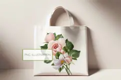Bouquet with rose PNG | Floral Sublimation design Product Image 2