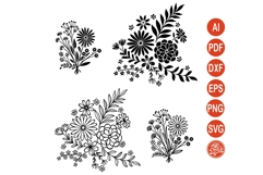 Wildflower Meadow SVG Bundle Product Image 1
