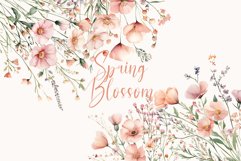 Watercolor Wild Flowers Bouquets - Watercolor Floral Product Image 1