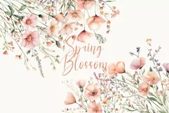 Watercolor Wild Flowers Bouquets - Watercolor Floral Product Image 1
