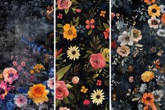 Bouquets in the Dark Digital Paper Bundle Product Image 3