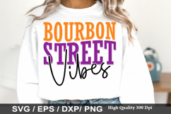 Bourbon Street Vibes - Mardi Gras SVG Design Product Image 1