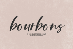 Bourbons Script Font Product Image 1