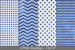 Blue foil seamless pattern overlay, PNG Product Image 1