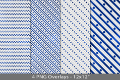 Blue foil seamless pattern overlay, PNG Product Image 1