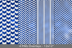 Blue foil seamless pattern overlay, PNG Product Image 1