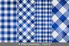 Blue foil seamless pattern overlay, PNG Product Image 1