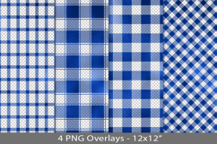Blue foil seamless pattern overlay, PNG Product Image 1