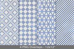 Blue foil seamless pattern overlay, PNG Product Image 1