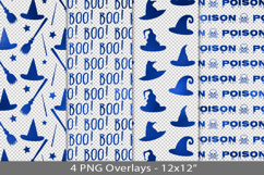 Blue foil seamless pattern overlay, PNG Product Image 1